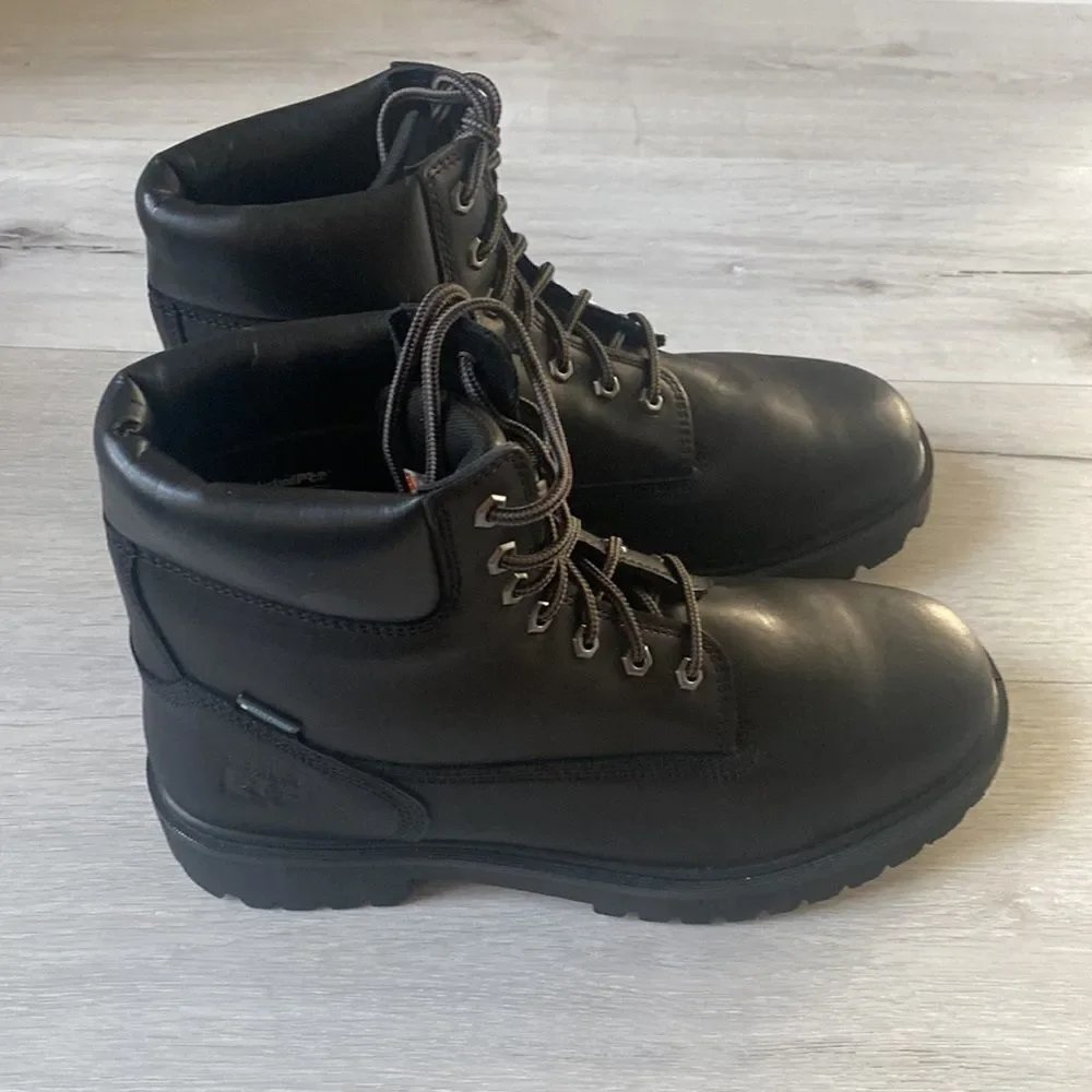 Timberland PRO Direct Attach Men's‎ Waterproof 6-in. Work Boots 11.5 Blk NWOB
